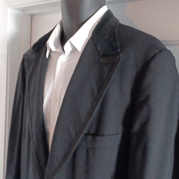 LORD WEST Vintage Black Tuxedo Blazer / Dinner Jacket, 46 XL - Picture 5 of 10